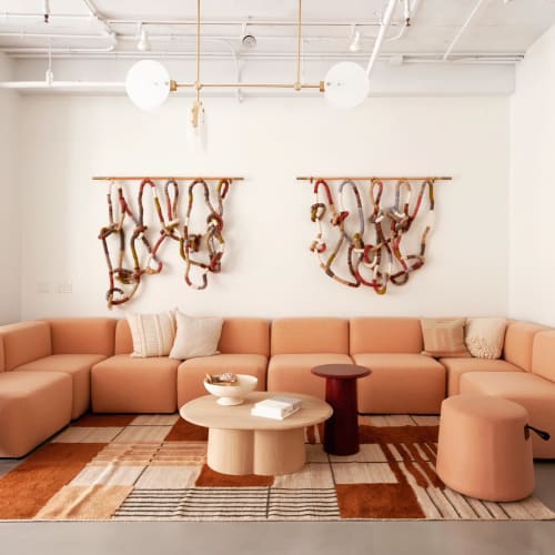 "Mingle" Knotty Wall Art | Wall Hangings by Trudy Perry | The Merchandise Mart in Chicago