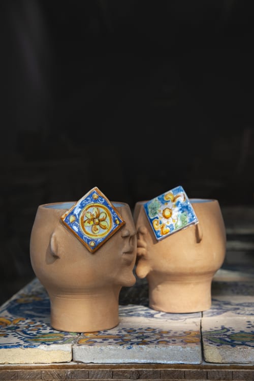 Marcello The Tile seller | Vases & Vessels by Patrizia Italiano | Palermo in Palermo