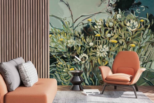 Protea Scolymocephala | Wallpaper by Cara Saven Wall Design