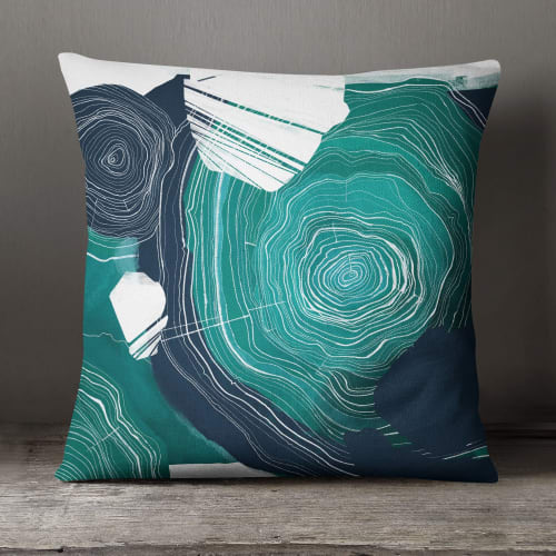 Terroir Square Throw Pillow | Cushion in Pillows by Michael Grace & Co.
