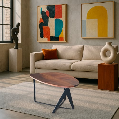 Ted Coffee – Italian Walnut Coffee Table with Elegance | Tables by GREYGE