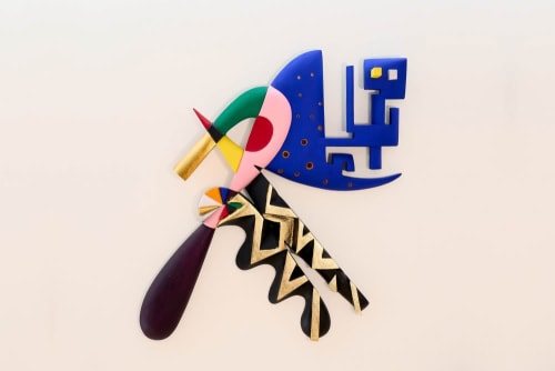 Symphony in Color nr 2 | Wall Sculpture in Wall Hangings by Jan Willem Krijger