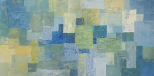 Beach Day II | Paintings by Jill Krutick | The Cambium in Larchmont
