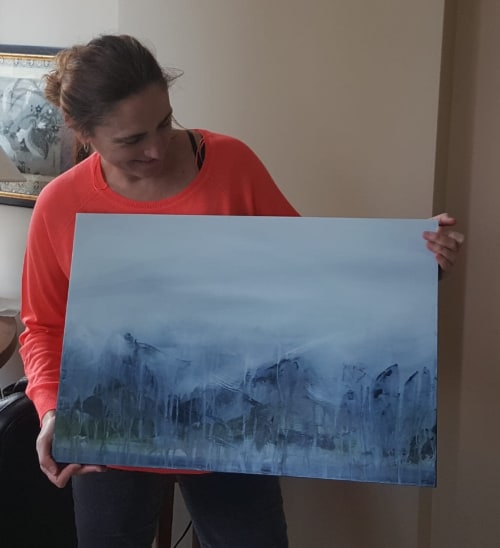 klein IAOTA | Oil And Acrylic Painting in Paintings by Lisa Ochowycz