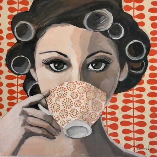 Morning Tea | Paintings by Sabrina Cabada