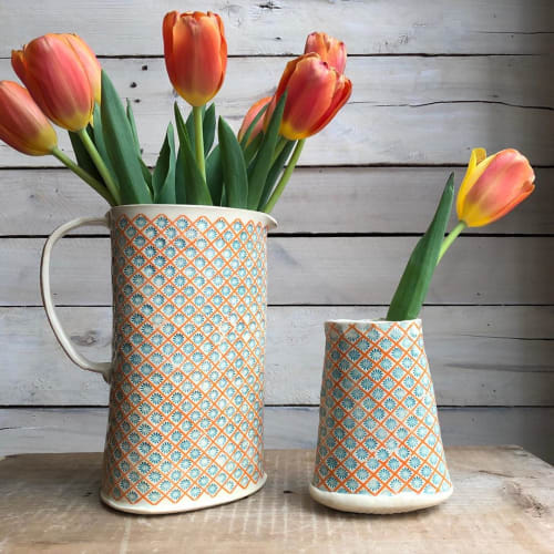 Ceramic Pitcher | Vases & Vessels by Pine Zen Pottery