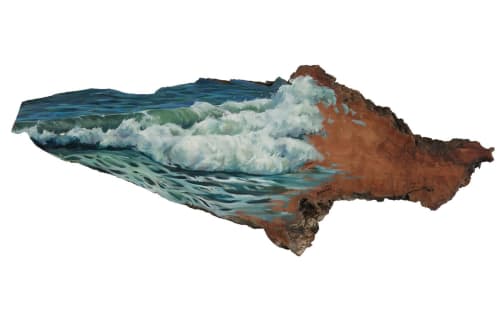 Ocean #3 | Oil And Acrylic Painting in Paintings by Lindsey Millikan