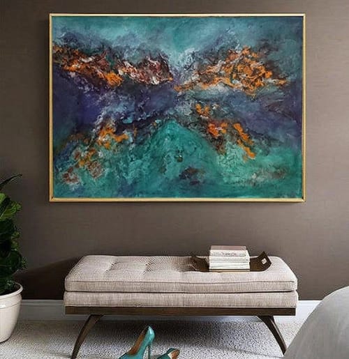 Abstract Painting | Paintings by Taban sarabi