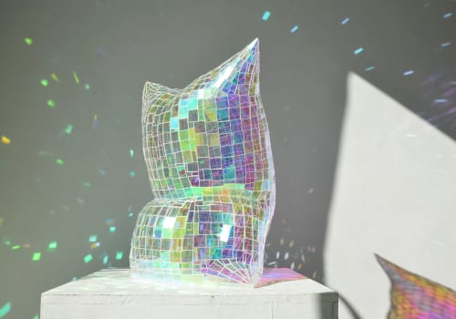 Holograph Pillow | Sculptures by Colin Roberts Art