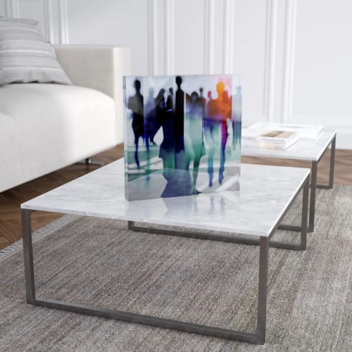 HUMAN VISION I Acrylic Prism Art Object | Wall Hangings by Sven Pfrommer