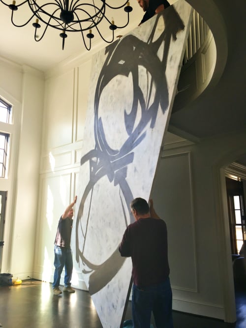 Dancing in Black & White | Oil And Acrylic Painting in Paintings by Lisa Tureson  STUDIO ARTISTICA