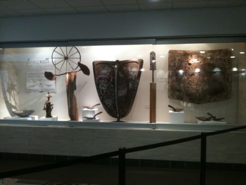 All Found Metal Objects | Sculptures by Denice Bizot | Nashville International Airport in Nashville