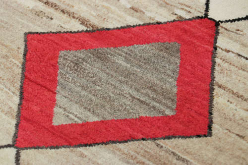 Vintage Gabbeh Persian Runner with Multicolor Diamond | Rugs by Rug and Kilim