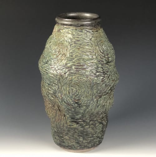 "Vincent" Series Carved Vessels | Vases & Vessels by Crazy Green Studios