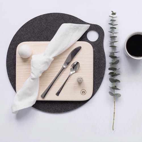 Egg Pad Made of Ash Wood | Tableware by Anton Doll Holzmanufaktur