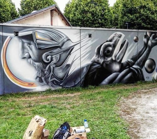 Wall Mural | Street Murals by Arepo