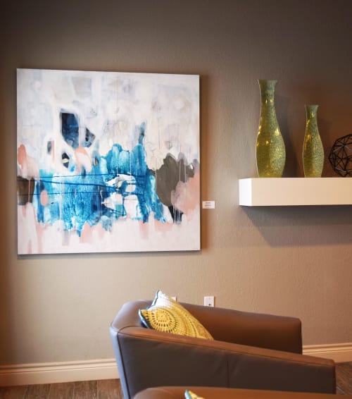 Discombobulated | Paintings by Cat Huss | The Cosmopolitan Apartments in Corpus Christi