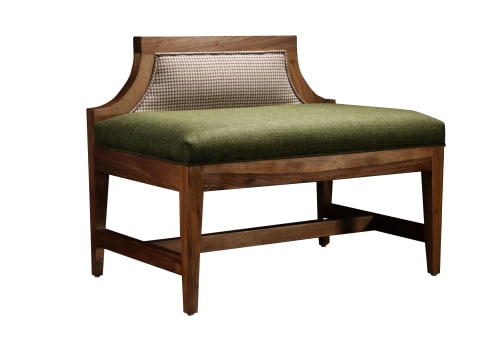 Nicostrato Customizable Bench in Argentine Rosewood | Benches & Ottomans by Costantini Design