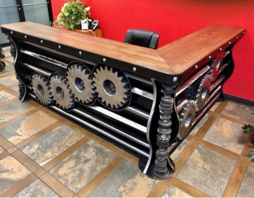 Receptionist Counter | Furniture by Savage Metal LLC