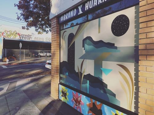 Mural for Huaraches x Brand | Murals by Madeleine Tonzi