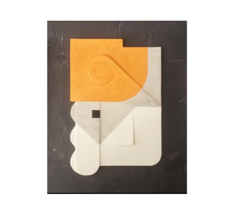 Relief Saint Laurent | Mixed Media by Patrick Bonneau