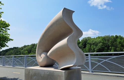 Memories of the elements | Public Sculptures by Rafail Georgiev - Raffò | Saint Georges de beauce in Saint-Georges