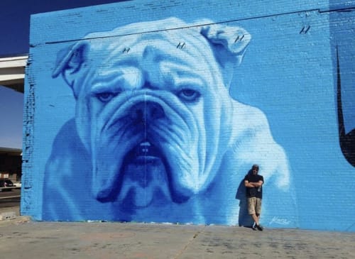 Big Blue Boug | Street Murals by Patrick Kane McGregor