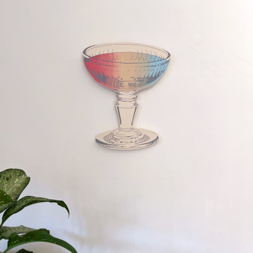 Cocktail Painting on Wood | Wall Sculpture in Wall Hangings by Melissa Arendt