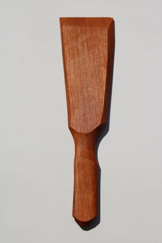 Square Cookie / Burger Spatula, Small Wooden | Utensils by Wild Cherry Spoon Co.