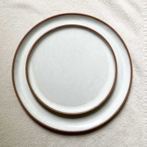 Linen Dinner Plate | Dinnerware by Keyes Pottery