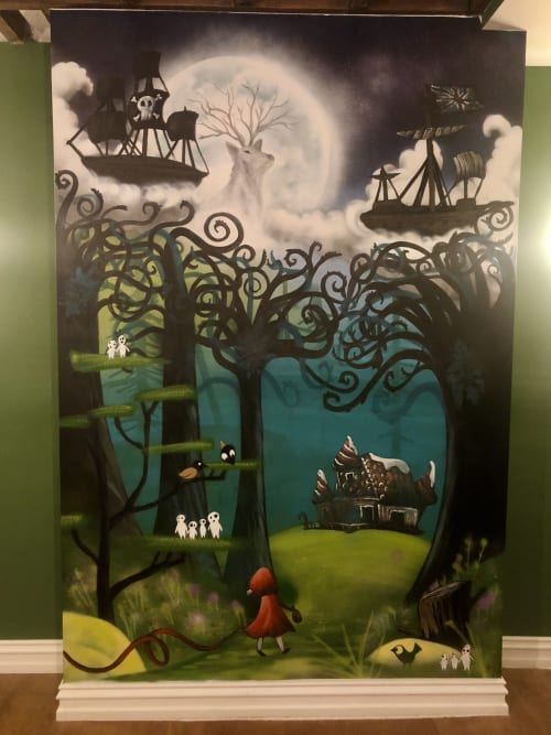 Fairy Tale Nursery | Oil And Acrylic Painting in Paintings by ROKIT RPG