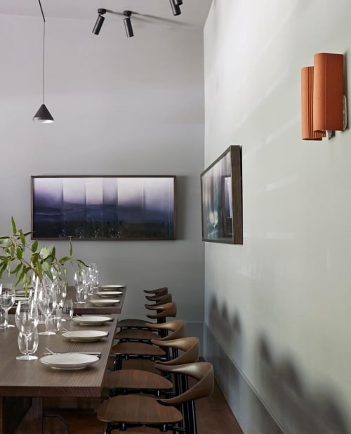 Terracotta Wall - Tiles | Sconces by lumil | Many Little Bar & Bistro in Red Hill South