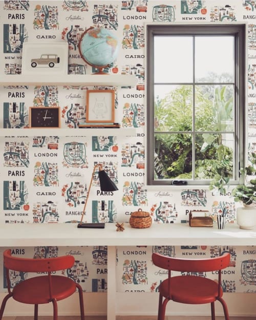 Wallpaper | Wallpaper by Rifle Paper Co. | Work Your Closet in Winter Park