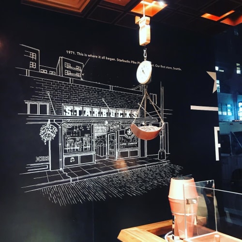Mural | Murals by Very Fine Signs | Starbucks Reserve New York Roastery in New York