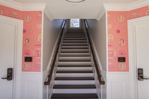 Carriage House Wallpapers | Wallpaper by New Hat Projects | Germantown Inn in Nashville