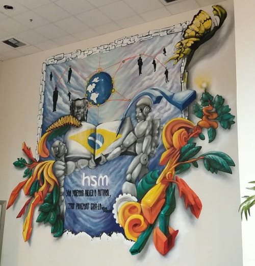 Mural | Murals by ALE140 @140ale_ | HSM Executive Education in Alphaville Industrial