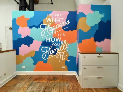 It’s Not What Happens | Murals by Amanda Paulson | CPH & Associates in Chicago