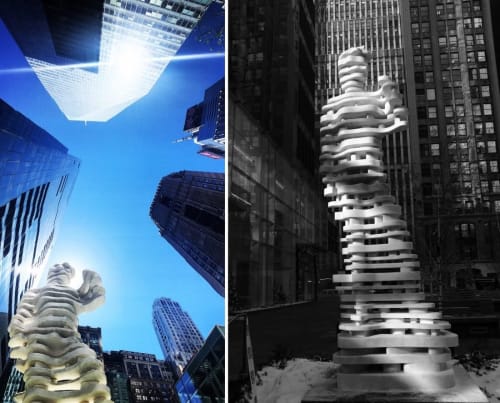 The Guardians: Hero | Public Sculptures by Antonio Pio Saracino | Bryant Park in New York