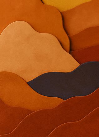 Earthy 3D Desert Backdrop with Sculptural Waves for Events | Public Sculptures by Blaise Danio