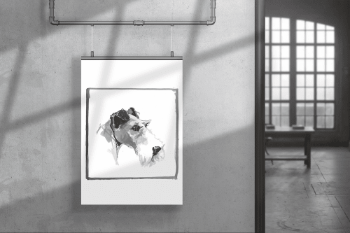 Fox Terrier | Paintings by cartissi