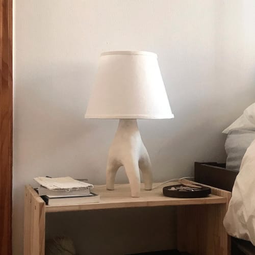 "legs" lamp | Lamps by Mara Lookabaugh Ceramics