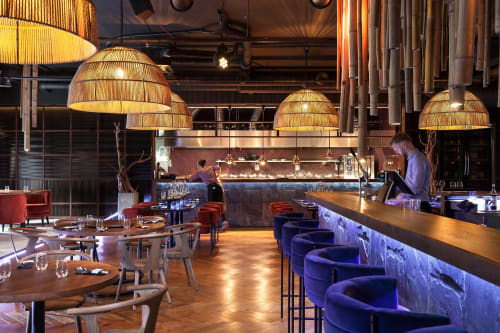 Dinner club “Pachamama” | Pendants by Pleiades lighting | Pachamama Dinner Club in Vilnius