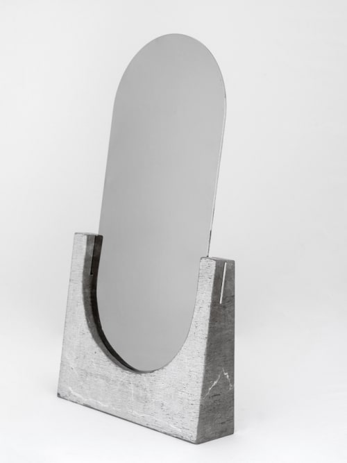 Vuoti Riflessi - graffiato | Mirror in Decorative Objects by gumdesign