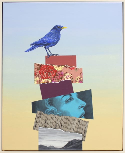 The Rise and Fall No. 38 | Oil And Acrylic Painting in Paintings by Lauren Matsumoto Fine Art | The High Line in New York