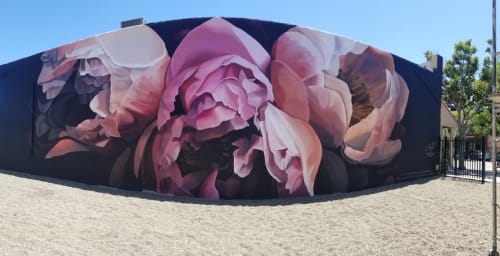 Bloom | Street Murals by Nora Bruhn (Konorebi) | Livermore Mural Festival in Livermore