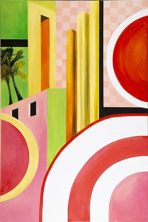 Dreams In Deco | Oil And Acrylic Painting in Paintings by Keith Doles | Ambar Trail in Homestead