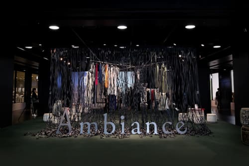 Space production with a map of Shibuya | Sculptures by Shiho Minami | 2-chōme-21-1 Shibuya in Shibuya City