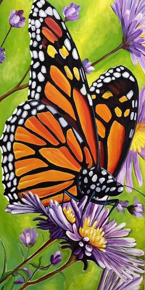 Path of the Pollinators -- Monarch Butterfly | Murals by Murals By Marg | Carrot Common in Toronto