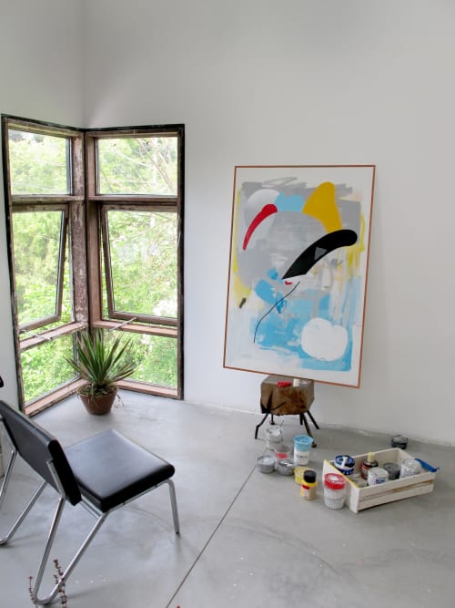 Acrylic on canvas | Paintings by Defi Gagliardo | Private Residence in Buenos Aires