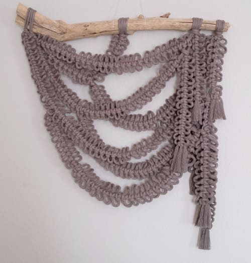 chained | Macrame Wall Hanging by Ama Fiber Art